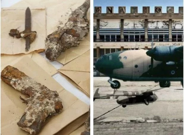Ρίγη συγκίνησης από τα καμμένα και σκουριασμένα όπλα των καταδρομέων του Νοράτλας «ΝΙΚΗ 4» (εικόνες)